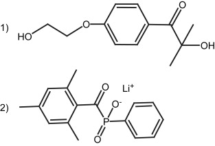 Photoinitiated polymerization of PEG-diacrylate with lithium phenyl-2,4,6-trimethylbenzoylphosphinate: polymerization rate and cytocompatibility — graphical abstract