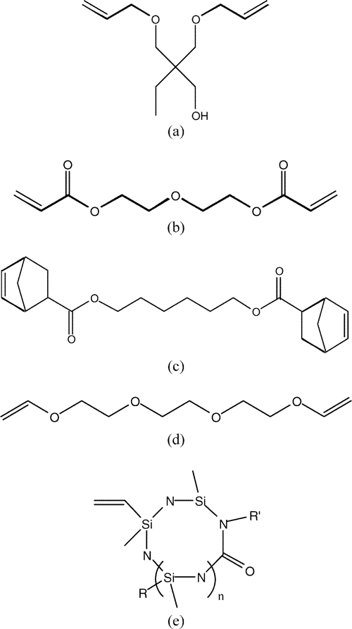 Thiol‐ene photopolymerization of polymer‐derived ceramic precursors — graphical abstract
